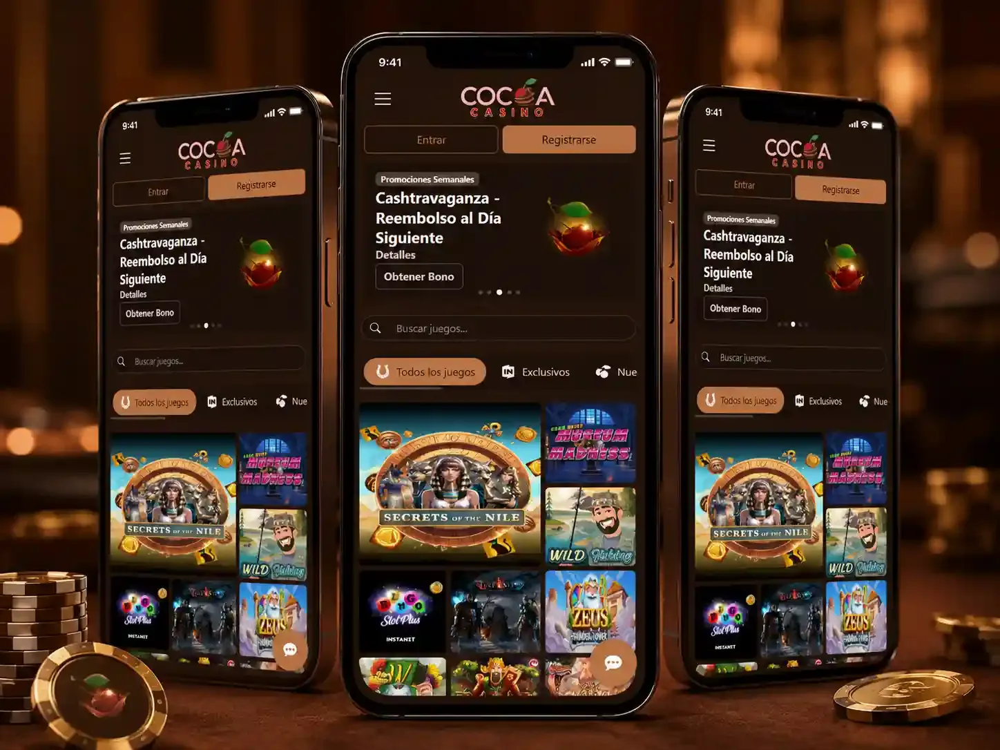 Cocoa Casino App Screenshot